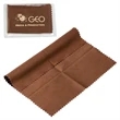6- x 6- 220GSM Microfiber Cleaning Cloth in Clear PVC Case | https://www.bestnamebadges.com