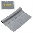 6- x 6- 220GSM Microfiber Cleaning Cloth in Clear PVC Case | https://www.bestnamebadges.com