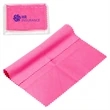 6- x 6- 220GSM Microfiber Cleaning Cloth in Clear PVC Case | https://www.bestnamebadges.com