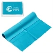 6- x 6- 220GSM Microfiber Cleaning Cloth in Clear PVC Case | https://www.bestnamebadges.com