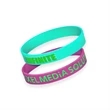 Custom Embossed Printed Silicone Wristbands-H | https://www.bestnamebadges.com