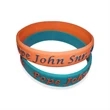 1/2 inch Embossed Printed Wristband | https://www.bestnamebadges.com