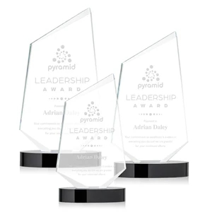 Portland Award - Black | https://www.bestnamebadges.com