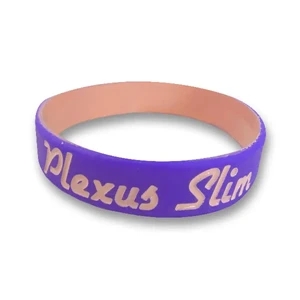 1/2 inch Dual Layered Wristband-H | https://www.bestnamebadges.com