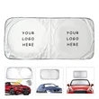 Collapsible Portable UV Protection Car Windshield Sunshade | https://www.bestnamebadges.com