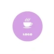 Soft Colorful non-toxic PVC Round Coasters | https://www.bestnamebadges.com