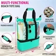 Waterproof Beach Bag with Cooler  | https://www.bestnamebadges.com