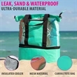 Waterproof Beach Bag with Cooler  | https://www.bestnamebadges.com