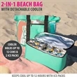 Waterproof Beach Bag with Cooler  | https://www.bestnamebadges.com