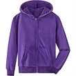 Youth Recycled Full Zip Hooded Sweatshirt W/ Wrinkle Free | https://www.bestnamebadges.com