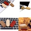8GB Wooden Shell Metal Flash Drive USB For Computer/Laptop | https://www.bestnamebadges.com