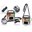 Fashionable PVC Transparent Shoulder Messenger Bag Purse Han | https://www.bestnamebadges.com