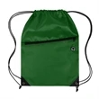 Drawstring Backpack With Front Zipper Pocket (Ocean) | https://www.bestnamebadges.com