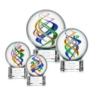 Galileo Award on Paragon Base - Clear | https://www.bestnamebadges.com