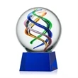 Galileo Award on Robson Base - Blue | https://www.bestnamebadges.com