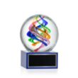 Galileo Award on Hancock Base - Blue | https://www.bestnamebadges.com