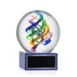 Galileo Award on Hancock Base - Blue | https://www.bestnamebadges.com