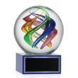Galileo Award on Hancock Base - Blue | https://www.bestnamebadges.com