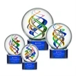 Galileo Award on Paragon Base - Blue | https://www.bestnamebadges.com