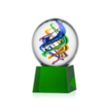 Galileo Award on Robson Base - Green | https://www.bestnamebadges.com
