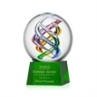 Galileo Award on Robson Base - Green | https://www.bestnamebadges.com