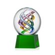Galileo Award on Robson Base - Green | https://www.bestnamebadges.com