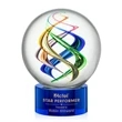Galileo Award on Marvel Base - Blue | https://www.bestnamebadges.com