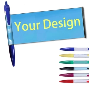Creative& Interesting Full Color Banner Pen