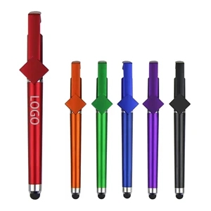 Multipurpose Mobile Phone Bracket Code Touch Screen Pen