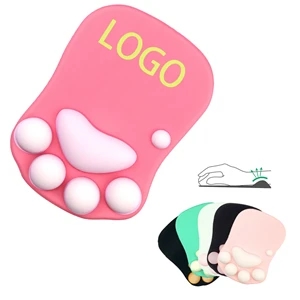 Catty Paw Wrist Rest  Colorful Mouse Pad