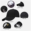Adjustable 100% Cotton Baseball Cap | https://www.bestnamebadges.com