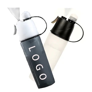 Portable Spray Misting Drinking 2-in-1 Sport Water Bottle 20