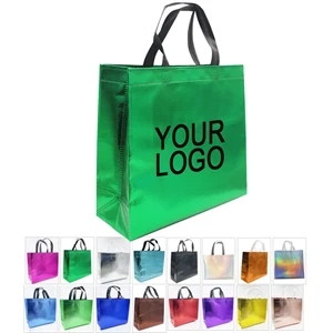 Glossy Glitter Gift Non-Woven Tote Bags