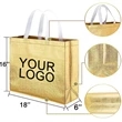 Glossy Glitter Gift Non-Woven Tote Bags | https://www.bestnamebadges.com