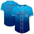 Custom Button Down Baseball Jersey (Full Dye Sublimation) | https://www.bestnamebadges.com