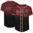 Custom Button Down Baseball Jersey (Full Dye Sublimation) | https://www.bestnamebadges.com