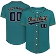 Custom Button Down Baseball Jersey (Full Dye Sublimation) | https://www.bestnamebadges.com