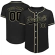 Custom Button Down Baseball Jersey (Full Dye Sublimation) | https://www.bestnamebadges.com