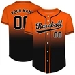 Custom Button Down Baseball Jersey (Full Dye Sublimation) | https://www.bestnamebadges.com