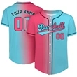 Custom Button Down Baseball Jersey (Full Dye Sublimation) | https://www.bestnamebadges.com