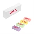 Multicoloured PVC Rectangular Block Shape Portable Eraser | https://www.bestnamebadges.com