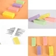 Multicoloured PVC Rectangular Block Shape Portable Eraser | https://www.bestnamebadges.com