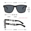 Premium Custom Sunglasses w/ Hit Color | https://www.bestnamebadges.com