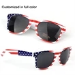 Customized Full Color Logo Sunglasses | https://www.bestnamebadges.com