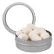 Candy Window Tin Short Round | https://www.bestnamebadges.com