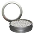 Candy Window Tin Short Round | https://www.bestnamebadges.com