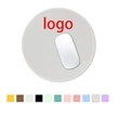 Stitched Edge Non-Slip Rubber Round Mouse Pad | https://www.bestnamebadges.com
