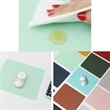 Leather Two-Sided Different Color Non-Slip Square Mouse Pad | https://www.bestnamebadges.com