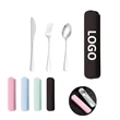 Portable Stainless Steel 3pcs Cutlery Set | https://www.bestnamebadges.com