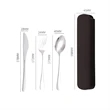 Portable Stainless Steel 3pcs Cutlery Set | https://www.bestnamebadges.com